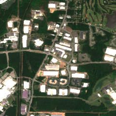 Compass Durham, NC site on 2018-05-09, Sentinel-2 satellite true color