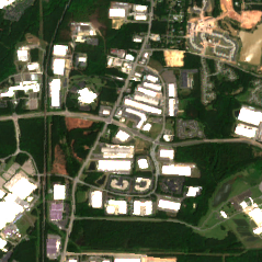 Compass Durham, NC site on 2020-05-03, Sentinel-2 satellite true color
