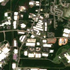 Compass Durham, NC site on 2022-05-28, Sentinel-2 satellite true color