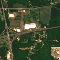 Compass Meridian Campus site on 2018-05-13, Sentinel-2 satellite true color
