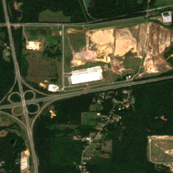 Compass Meridian Campus site on 2024-09-08, Sentinel-2 satellite true color