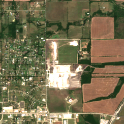 Compass Red Oak Campus Expansion (buildings 6-8) site on 2020-08-19, Sentinel-2 satellite true color