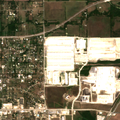 Compass Red Oak Campus Expansion (buildings 6-8) site on 2024-09-10, Sentinel-2 satellite true color