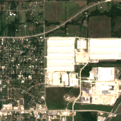 Compass Red Oak Campus Expansion (buildings 6-8) site on 2025-09-10, Sentinel-2 satellite true color