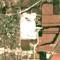 Dallas-Fort Worth (Red Oak) site on 2022-06-20, Sentinel-2 satellite true color