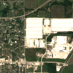 Dallas-Fort Worth (Red Oak) site on 2025-09-10, Sentinel-2 satellite true color