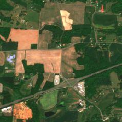 Compass Statesville Data Center site on 2018-05-04, Sentinel-2 satellite true color