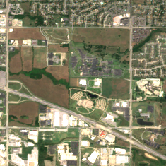Compass Tulsa site on 2018-08-05, Sentinel-2 satellite true color