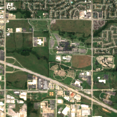 Compass Tulsa site on 2024-08-16, Sentinel-2 satellite true color