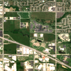 Tulsa site on 2020-06-05, Sentinel-2 satellite true color