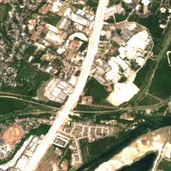 Core Scientific Austin site on 2022-06-25, Sentinel-2 satellite true color