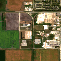 Core Scientific Grand Forks site on 2022-08-08, Sentinel-2 satellite true color