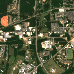 Core Scientific Auburn 1 site on 2022-05-09, Sentinel-2 satellite true color