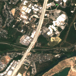 Core Scientific Austin 1 site on 2025-09-10, Sentinel-2 satellite true color