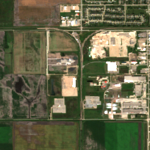 Core Scientific Grand Forks 1 site on 2020-08-18, Sentinel-2 satellite true color