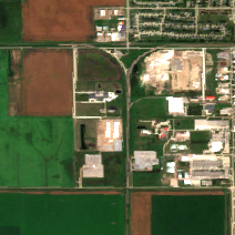 Core Scientific Grand Forks 1 site on 2024-07-30, Sentinel-2 satellite true color