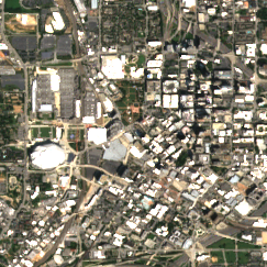 CoreSite AT1 site on 2020-09-06, Sentinel-2 satellite true color