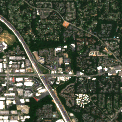 CoreSite AT2 site on 2018-06-04, Sentinel-2 satellite true color