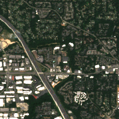 CoreSite AT2 site on 2020-09-06, Sentinel-2 satellite true color