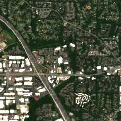 CoreSite AT2 site on 2024-05-28, Sentinel-2 satellite true color