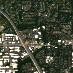 CoreSite AT2 site on 2025-09-10, Sentinel-2 satellite true color
