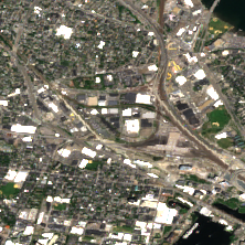 CoreSite BO1 site on 2018-07-19, Sentinel-2 satellite true color