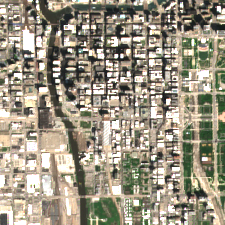 CoreSite CH1 site on 2018-05-16, Sentinel-2 satellite true color