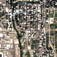 CoreSite CH1 site on 2025-09-11, Sentinel-2 satellite true color