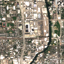 CoreSite CH2 site on 2025-09-11, Sentinel-2 satellite true color