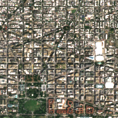CoreSite DC2 site on 2024-08-25, Sentinel-2 satellite true color