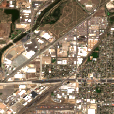 CoreSite DE3 site on 2022-08-29, Sentinel-2 satellite true color