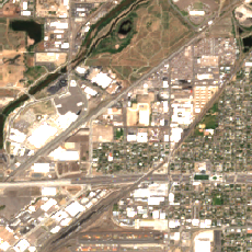 CoreSite DE3 site on 2024-06-06, Sentinel-2 satellite true color
