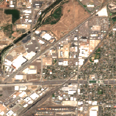 CoreSite DE3 site on 2025-08-20, Sentinel-2 satellite true color