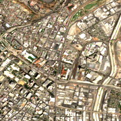 CoreSite Los Angeles LA2 (900 N Alameda) site on 2018-09-16, Sentinel-2 satellite true color