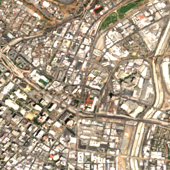 CoreSite Los Angeles LA2 (900 N Alameda) site on 2022-08-31, Sentinel-2 satellite true color