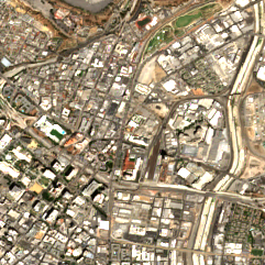 CoreSite LA3 site on 2018-09-16, Sentinel-2 satellite true color