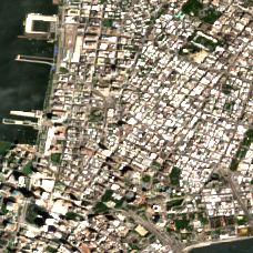 CoreSite NY1 site on 2018-07-07, Sentinel-2 satellite true color