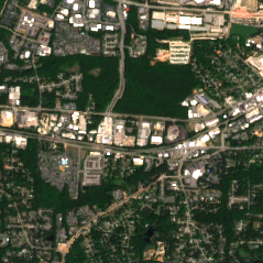 CoreSite RA1 site on 2018-05-09, Sentinel-2 satellite true color