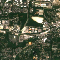 CoreSite RA1 site on 2024-08-27, Sentinel-2 satellite true color