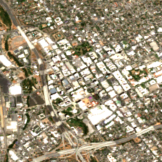 CoreSite San Jose (Market Post Tower) site on 2025-06-17, Sentinel-2 satellite true color