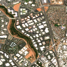 CoreSite SV2 site on 2018-07-09, Sentinel-2 satellite true color