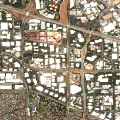 CoreSite SV4 site on 2018-07-09, Sentinel-2 satellite true color