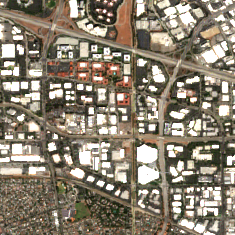 CoreSite SV4 site on 2022-09-06, Sentinel-2 satellite true color