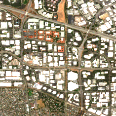 CoreSite SV4 site on 2025-06-17, Sentinel-2 satellite true color