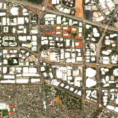 CoreSite SV7 site on 2025-06-17, Sentinel-2 satellite true color