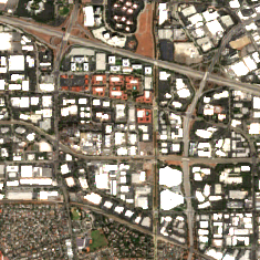 CoreSite SV8 site on 2022-09-06, Sentinel-2 satellite true color
