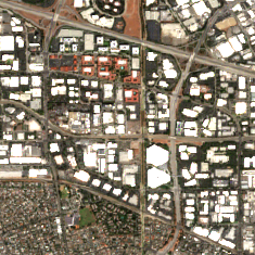CoreSite Silicon Valley SV9 site on 2022-09-06, Sentinel-2 satellite true color