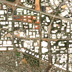 CoreSite Silicon Valley SV9 site on 2025-06-17, Sentinel-2 satellite true color