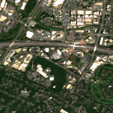 CoreSite VA1 site on 2018-05-24, Sentinel-2 satellite true color