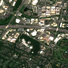 CoreSite VA1 site on 2022-08-13, Sentinel-2 satellite true color